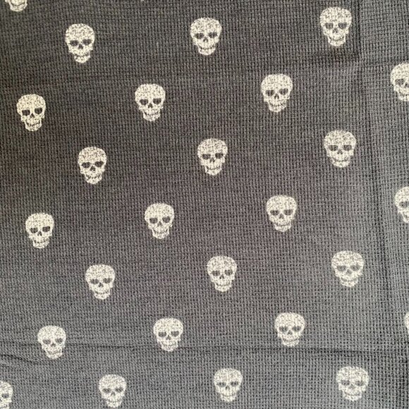 Vintage Y2K Skull Print Tank Goth Coquette Emo Top Tee Shirt - Picture 3 of 6